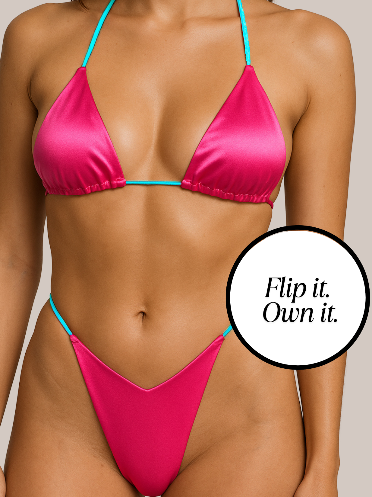 2 in 1 Bikini Unterteil